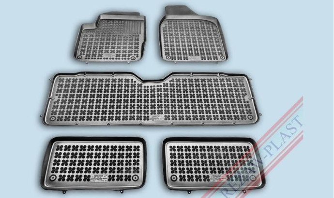 Килимки в салон Rezaw-Plast для автомобіля VW Sharan 1995-2010,  7 seats