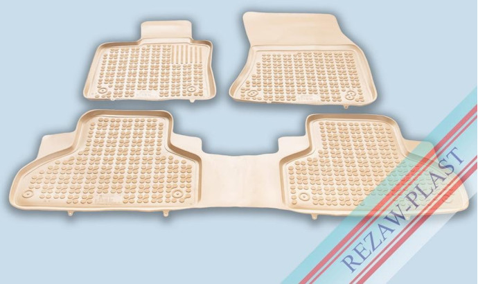 Килимки в салон Rezaw-Plast для автомобіля BMW X5 /X 6  (F15)  2013-2018 бежевий