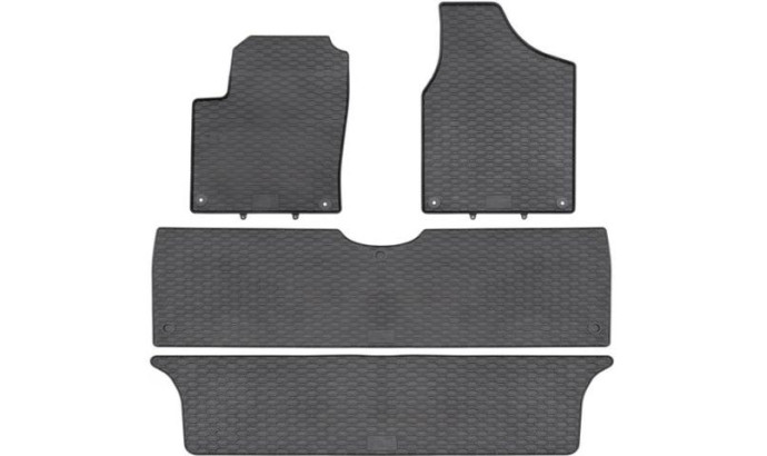 Килимки в салон Rezaw-Plast для автомобіля VW SHARAN,ALHAMBRA,GALAXY 7p. 1995-2010 (Євроборт)