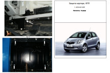 Захист двигуна для автомобіля Toyota Yaris III                                                2011-2014 V-всі
