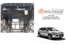 Захист двигуна для автомобіля Ford Escape  2012- V-всі окрім 2,0 EcoBoost USA