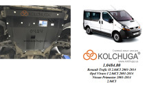 Захист двигуна для автомобіля Renault Trafic 2001-2014 V-2,0 D