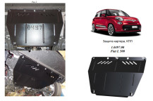Захист двигуна для автомобіля Fiat 500 L 2013- V-1,4; 1,3 D