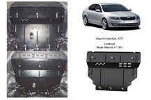Захист двигуна для автомобіля Skoda Octavia III A7                                            2013-  V- всi