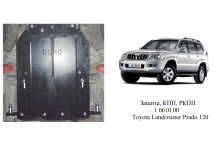 Захист двигуна для автомобіля Toyota Land Cruiser Prado 120 2002-2009 V-4.0 V6,V-2,7