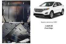 Захист двигуна для автомобіля Ford Edge 2016-2019- V- 2,0D; 2.0