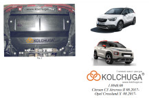 Захист двигуна для автомобіля Citroen C3 Aircross 2017- V-1.2Pure Tech; 1.5 Blue Hdi