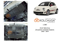 Захист двигуна для автомобіля Fiat 500 2010-2019 V-1,4і