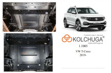 Захист двигуна для автомобіля Volkswagen T-Cross 2019- V-1,0TSI